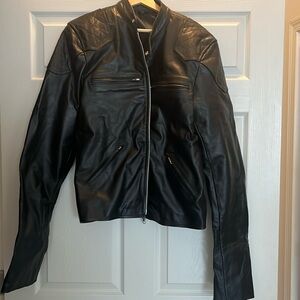 Men’s Black Leather Jacket